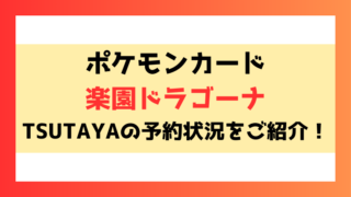 【楽園ドラゴーナ】TSUTAYAの予約いつから？予約方法についてもご紹介！